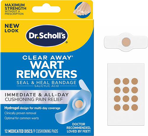 美国代购TDr Scholl's Clear Away WART Remover，12 Discs足贴