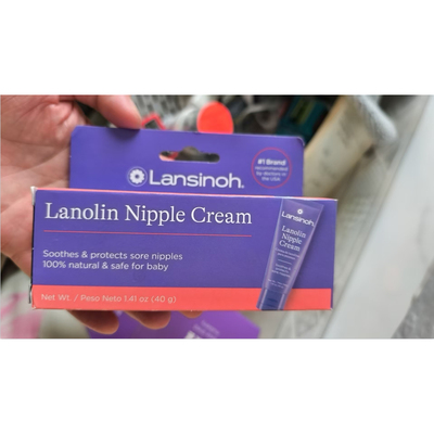 现货Lansinoh Lanolin Nipple Cream Safe for Baby and Mom Brea