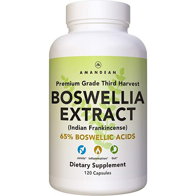 美国代购Amandean Boswellia Serrata Extract500mg 120 Veggie