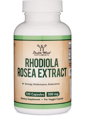 美国代购Rhodiola Rosea Supplement 500mg120 Vegan