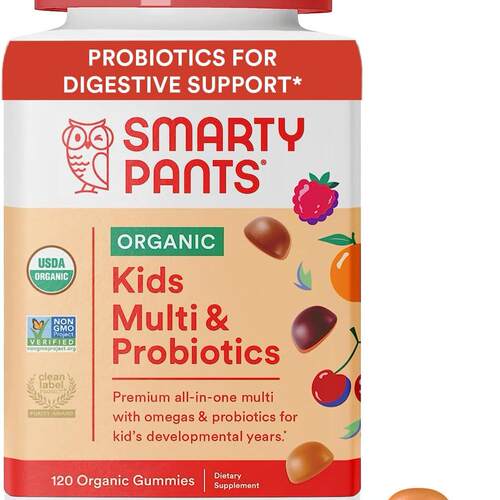 美国代购SmartyPants Organic Kids Multivitamin 120 Count