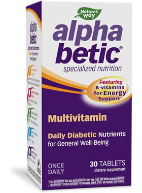美国代购Natures alpha betic Diabetic Multivitamin