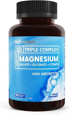 美国代购BioEmblem Triple Magnesium Complex | 300mg of Magnes
