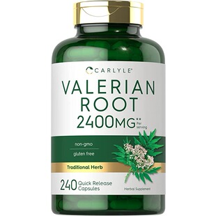 美国代购Valerian Root Capsules240Pills High Potency
