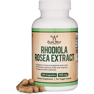 美国代购Rhodiola Rosea Supplement 500mg120Vegan
