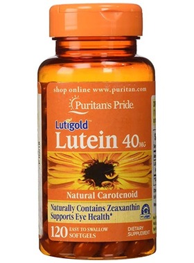 美国代购Puritans Pride Lutein 40Mg Zeaxanthin