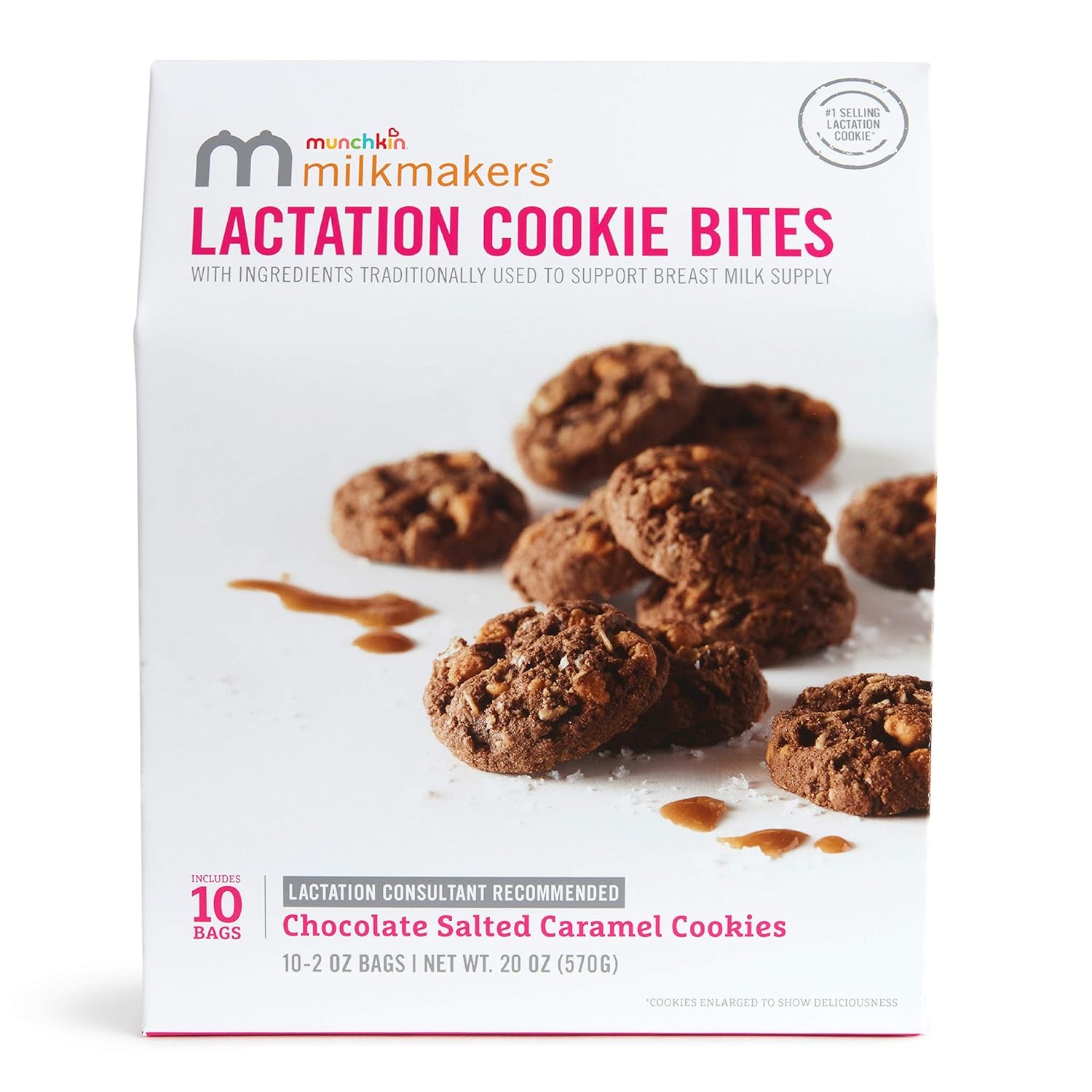美国代购Munchkin Milkmakers Lactation Cookie Bites, Chocola