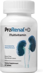 美国代购Nephroceuticals ProRenal+D Kidney Multivitamins 90-D