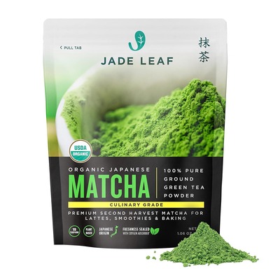 Jade Leaf Matcha Green Tea Powder - USDA Organic, Authentica