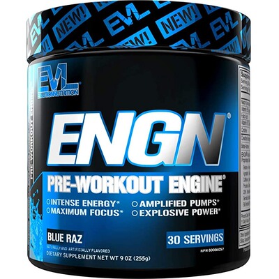 美国代购Evlution Nutrition ENGN PreWorkout Pikatropin