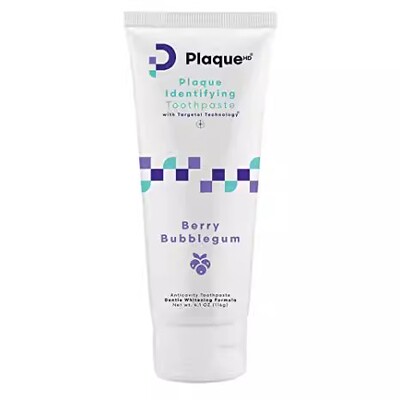 美国代购Plaque HD Plaque Identifying Toothpaste Berry Bubble