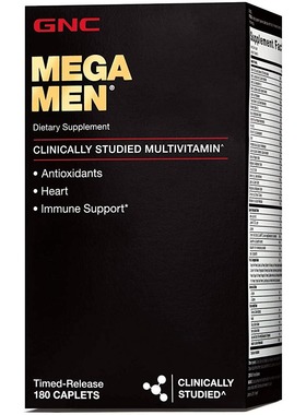 美国代购GNC Mega Men Multivitamin Men180 Count