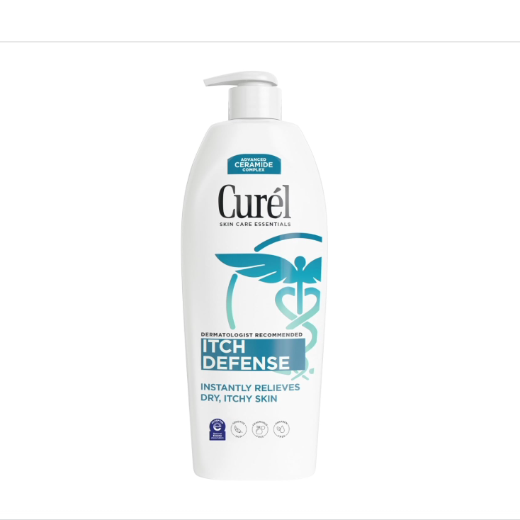 美国代购Curel Itch Defense Calming Body Lotion, Moisturizer