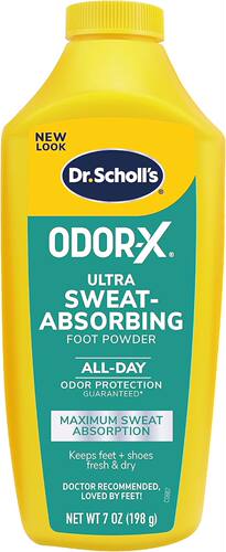 美国代购Dr. Scholl's ULTRA-SWEAT ABSORBING FOOT POWDER, 7 oz