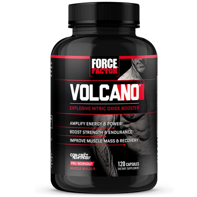 美国代购Force Factor Volcano Pre Workout Nitric Oxide Booste