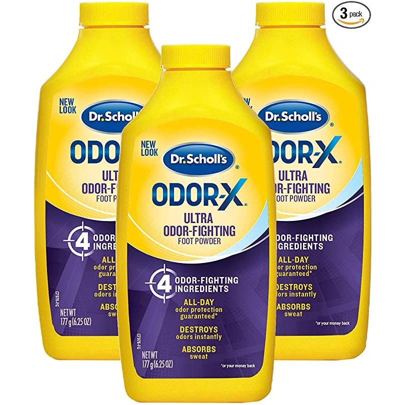 美国代购DrScholls OdorFighting Odor-X Foot Powder