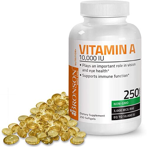 美国代购Bronson Vitamin A 10000 IU Premium NonGMO