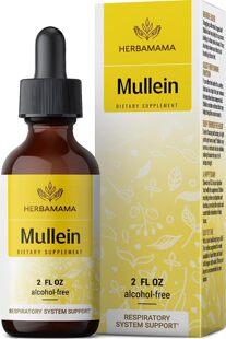 美国代购Mullein Leaf Tincture Lung Cleanse Vegan Lung