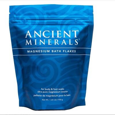 Ancient Minerals Magnesium Bath Flakes of Pure Genuine Zechs