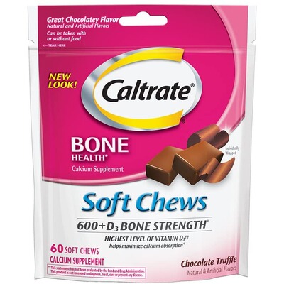 美国代购Caltrate 600D3 Calcium Vitamin D3 Supplement