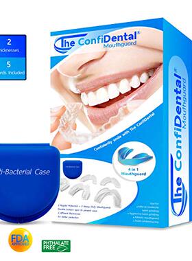 美国代购The ConfiDental Pack of 5 Moldable Mouth Guard