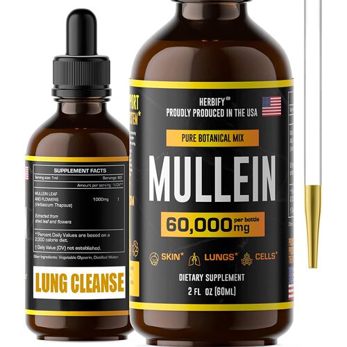 HERBIFY Mullein Extract 2 oz Alcoho Free