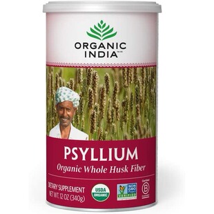 美国代购Organic India Psyllium Herbal Powder Whole Husk