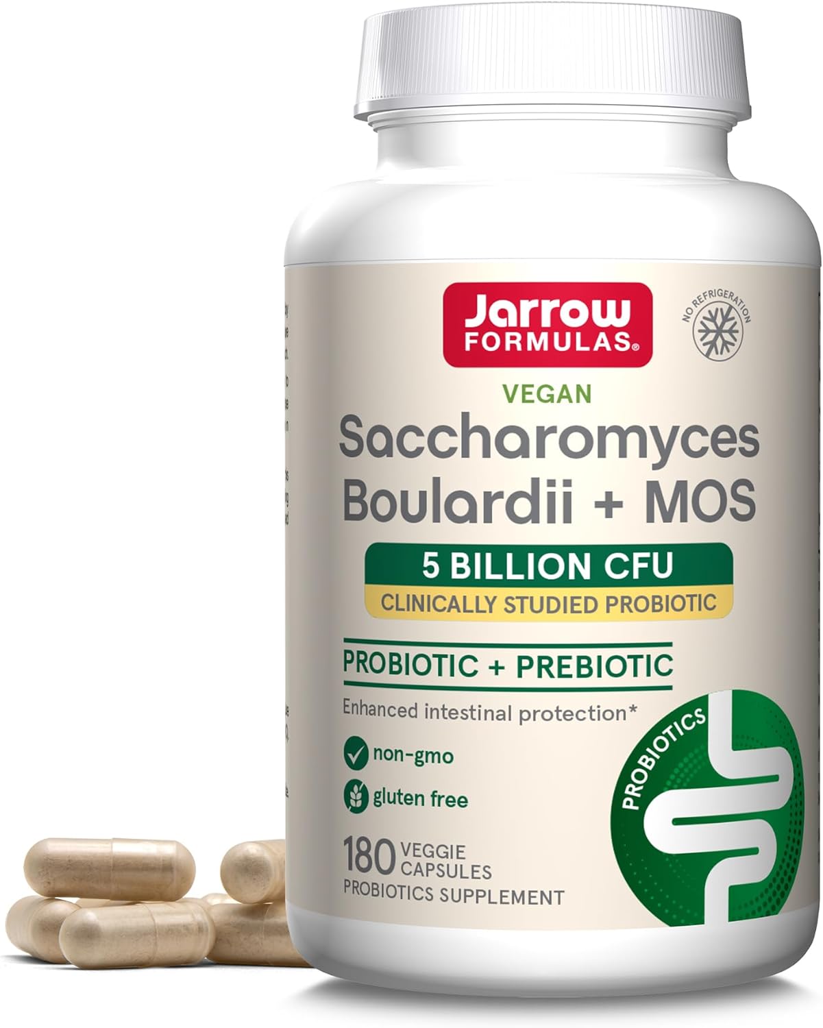 美国代购Jarrow Formulas Saccharomyces Boulardii + MOS 5 Bill图片