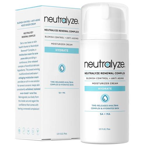 美国代购Neutralyze Renewal Complex Acne Moisturizer for Face