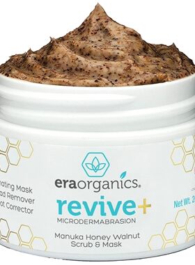 美国代购Era Organics Microdermabrasion Facial Scrub & Face E