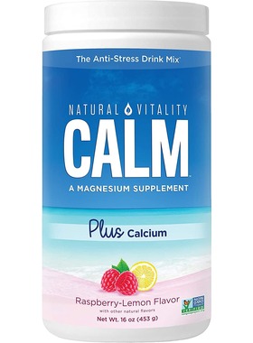 美国代购Natural Vitality Calm PLUS Calcium Supplementa