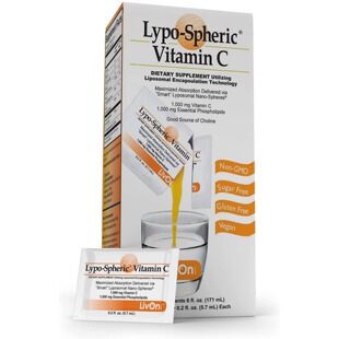 美国代购Lypo Spheric VitaminC 30Packets 1000mg