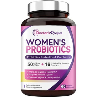 美国代购Doctors Recipes Womens Probiotic 60Caps