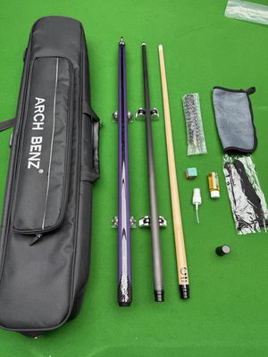 美洲豹P3限量款紫色1/2分体搭配C8前节一比一复刻台球杆国产枫木