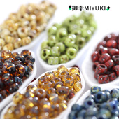10g 御幸毕加索米珠系列Miyuki 4mm 16色日本进口手工串珠DIY配件