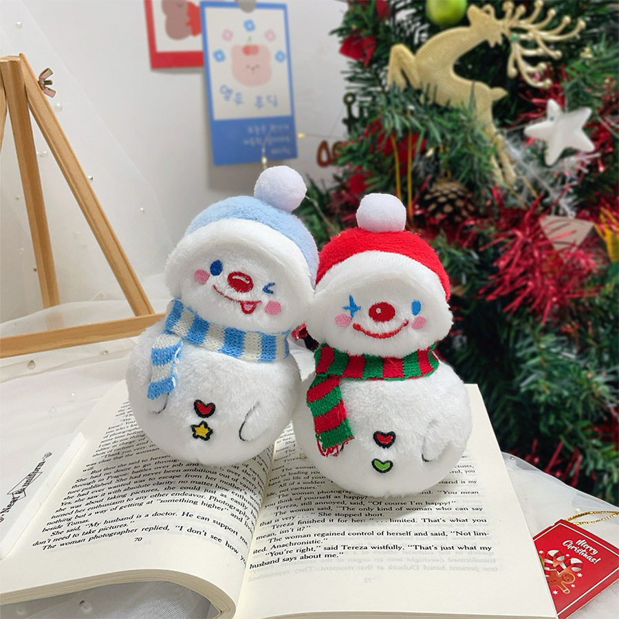 新款雪人玩偶毛绒挂件男女包包挂毛绒/玩偶/公仔/布