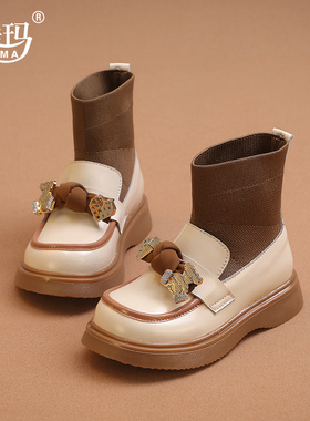 224220新款公主款女中大童袜靴