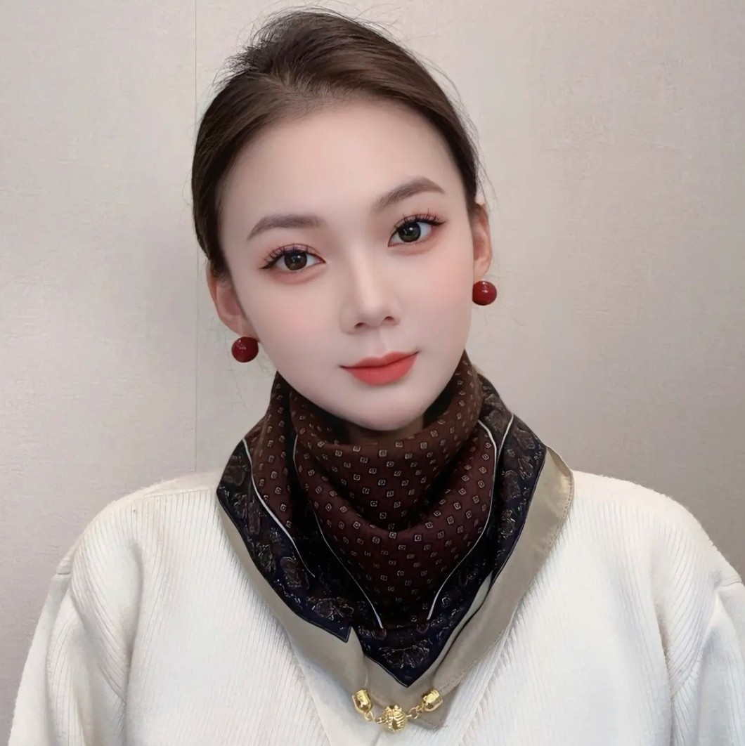 秋冬时尚围脖懒人棉麻围巾披肩女