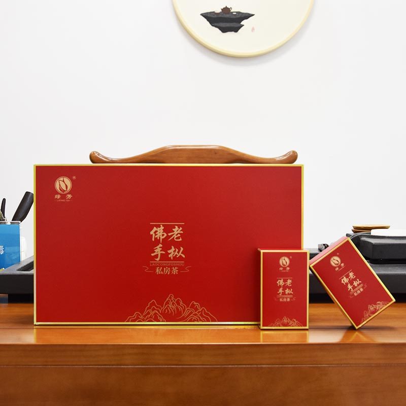 绿芳茶叶永春佛手茶老枞佛手红色礼盒乌龙茶新茶240g