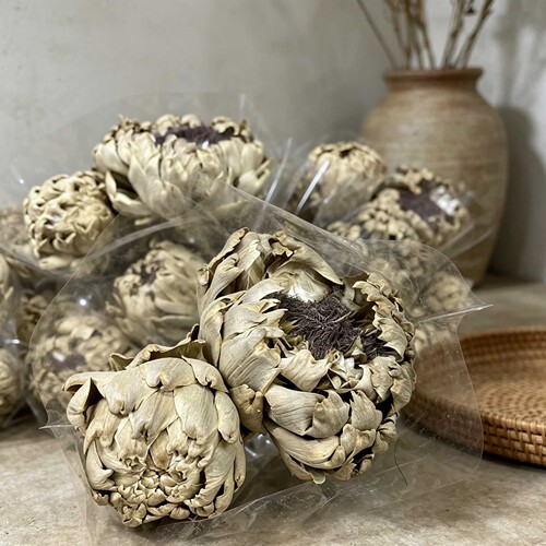 【洋蓟】干花天然植物手工diy材料插花花头禅意摆饰装饰茶馆茶楼