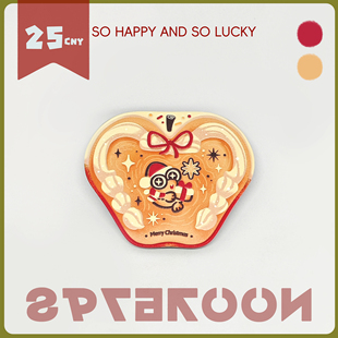 圣诞苹果小鲑鱼吧唧斯普拉遁同人周边 现货