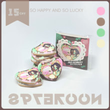 【现货】splatoon我推姬饭爱心奶油饼干木浮雕冰箱贴同人周边