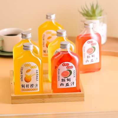 350mlpet加厚塑料果汁瓶塑杯