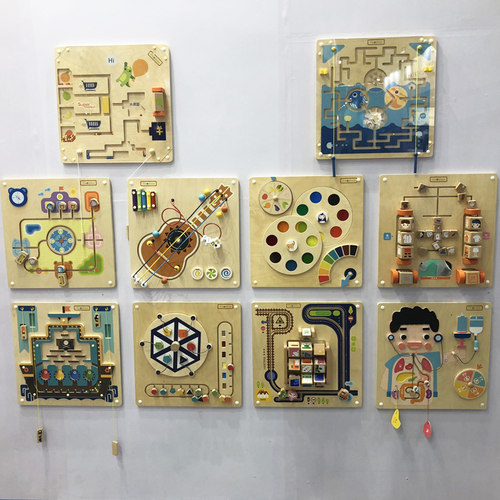 幼儿园益智墙面玩具游戏 早教墙壁装饰玩具 积木墙科普知识认知板 - 封面