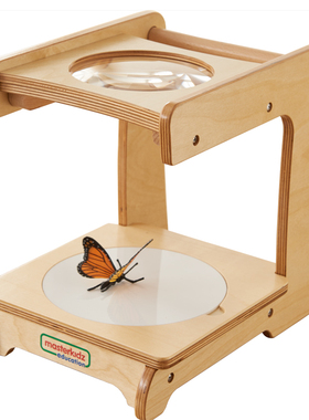 Masterkidz贝思德透光底座科教放大镜科学观察室教具幼儿园玩具