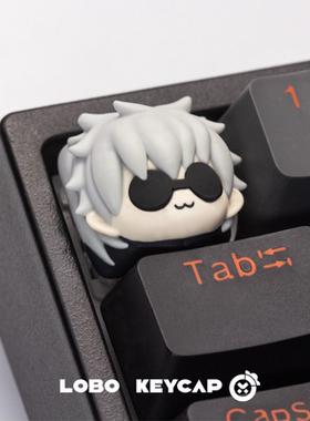 咒术回战五条悟个性键帽单个树脂机械键盘帽二次元客制化ESC礼物