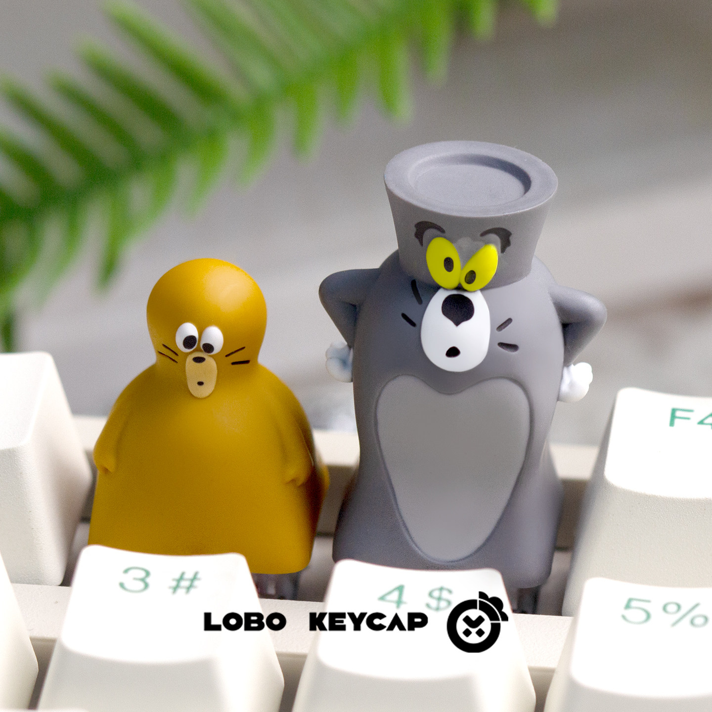 猫和老鼠可爱搞怪个性键帽单个树脂机械键盘帽可替换客制化ESC,电脑硬件/显示器/电脑周边,键帽,淘宝优惠券,粉丝福利购,淘宝优惠卷