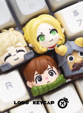 迷宫饭主题键帽个性树脂二次元机械键盘客制化定制单颗个键帽ESC