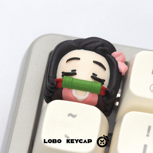 鬼灭之刃祢豆子个性键帽