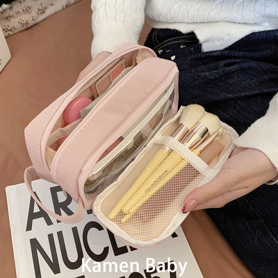 分区手提旅行便携化妆收纳包